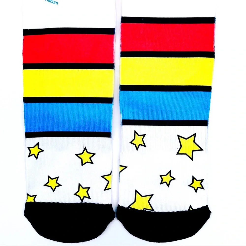 Odd Sox Ren and Stimpy Crew Socks Mens Nickelodeon 90s Retro Cartoon Fun Gift